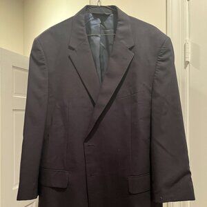 Pronto Uomo Platinum navy suit, jacket size 42 short, pants size 38